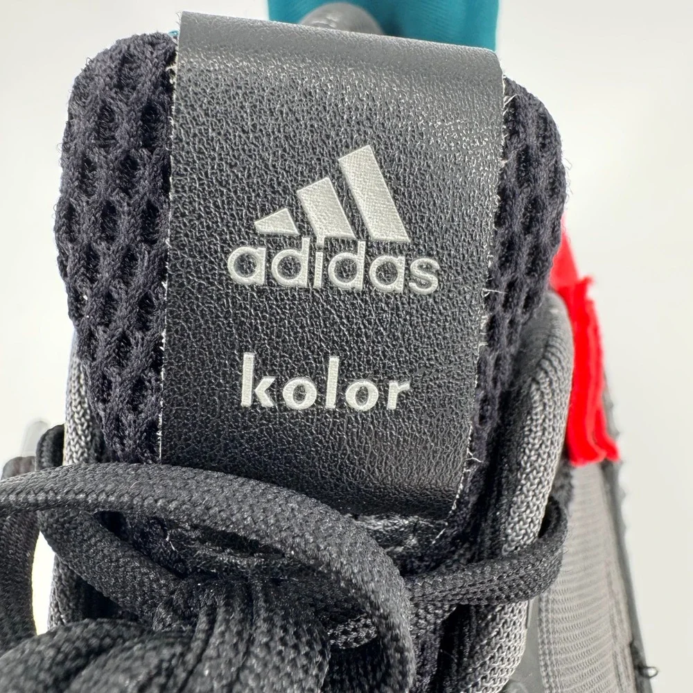 Adidas x Kolor Alphabounce Mens Black Red Grey Running Shoes AC7019 Size 9